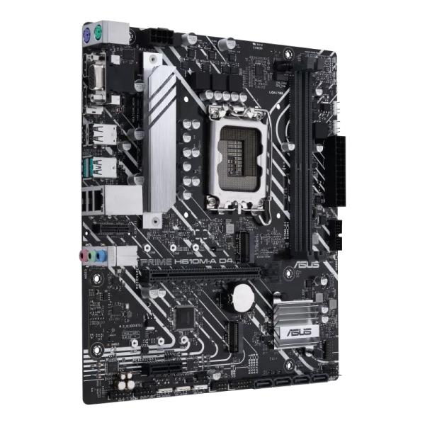 1700 ASUS PRIME H610M-A D4-CSM  mATX Motherboard Intel H610